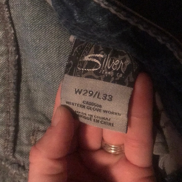 Silver Aiko jeans 29/L33 - Picture 3 of 5